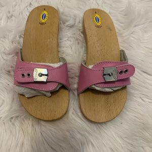 Original Dr. Scholls slides pink size 7
